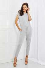 Load image into Gallery viewer, Culture Code Comfy Days Full Size Boat Neck Jumpsuit in Grey
