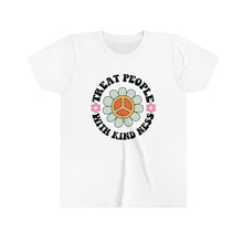 Load image into Gallery viewer, Treat People with Kindness Girls Youth Retro T-shirt
