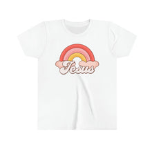 Load image into Gallery viewer, Jesus Rainbow Girls Retro T-shirt
