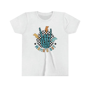 Mamas Boy Hand Retro Youth Boys T-shirt