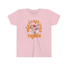 Load image into Gallery viewer, Enjoy The Little Things Youth Girls Retro T-shirt
