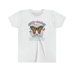 AntiSocial Butterfly Youth Girls Retro T-shirt