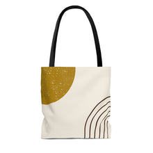 Load image into Gallery viewer, Abstract Rainbow Sun High Quality Tote Bag
