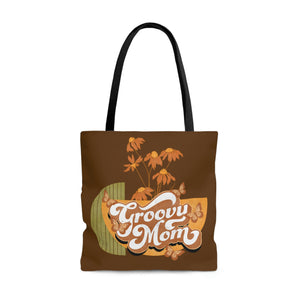 Groovy Mom Retro High Quality Tote Bag