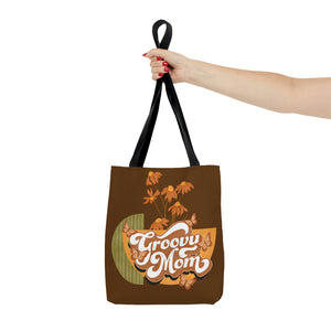 Groovy Mom Retro High Quality Tote Bag