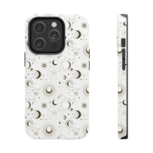 Sun and Moon White Phone Case, Case-Mate