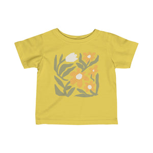 Utopian Flower Abstract Infant Fine Jersey Tee