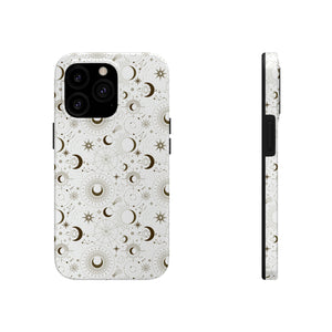 Sun and Moon White Phone Case, Case-Mate