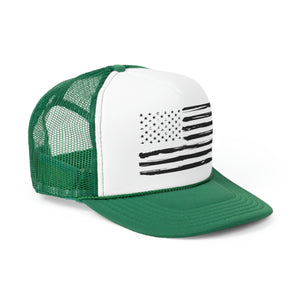 Distressed Flag Trucker Cap