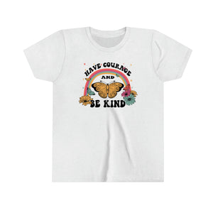 Have Courage Be Kind Girls Retro T-shirt