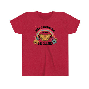 Have Courage Be Kind Girls Retro T-shirt