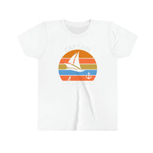 Load image into Gallery viewer, Retro Captain Awesome Sailboat Youth Boys T-shirt
