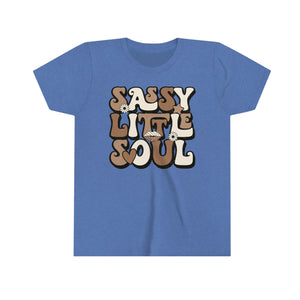 Sassy Little Soul Girls Youth Retro T-shirt