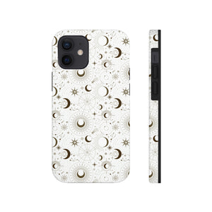 Sun and Moon White Phone Case, Case-Mate