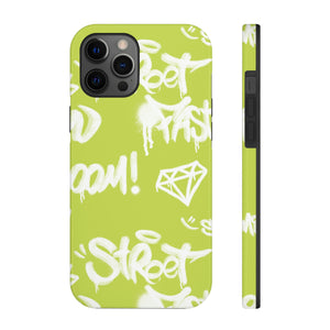 Graffiti Green Tough Phone Case, Case-Mate