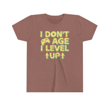 Load image into Gallery viewer, I Don&#39;t Age I Level Up Youth Boys T-shirt
