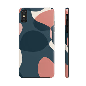 Abstract Pink and Blue Tough Phone Case, Case-Mate