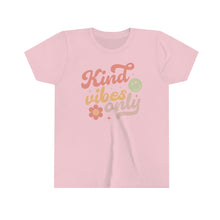 Load image into Gallery viewer, Kind Vibes Only Girls Retro T-shirt
