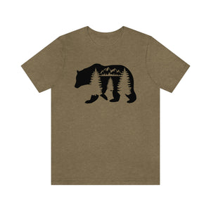 Nature Bear Men's Short Sleeve Graphic Tee