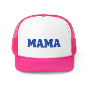 Mama Blue Retro Trucker Cap