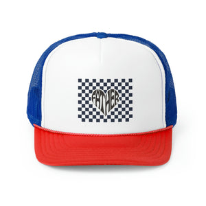 Father Checker Trucker Cap