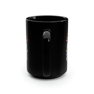 It's A New Day Butterfly Black Mug, 15oz