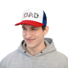 Load image into Gallery viewer, Flag Dad Trucker Cap
