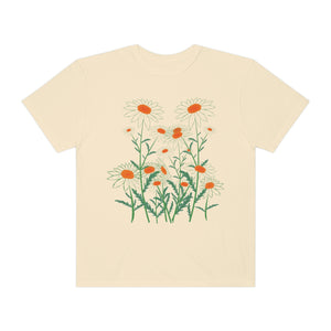 Wildflowers Stenciled Women’s Vintage T-shirt