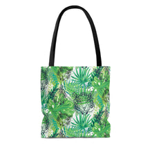 Load image into Gallery viewer, Green Jungle Tiger High Quality Tote Bag
