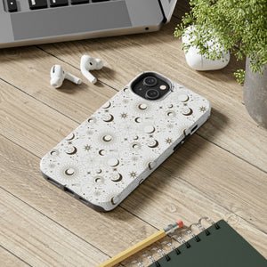 Sun and Moon White Phone Case, Case-Mate