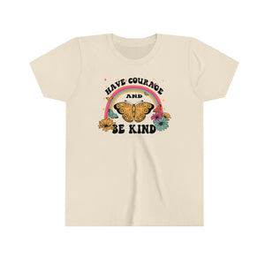 Have Courage Be Kind Girls Retro T-shirt