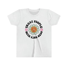 Load image into Gallery viewer, Treat People with Kindness Girls Youth Retro T-shirt
