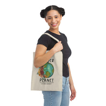 Load image into Gallery viewer, Kinder Planet Earth Canvas Tote Bag
