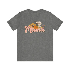 Mama Floral Women's Short Sleeve Graphic Tee