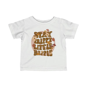 Stay Trippy Little Hippie Infant Fine Jersey Tee