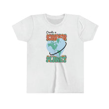 Load image into Gallery viewer, Create a Kinder Planet Girls Youth Retro T-shirt
