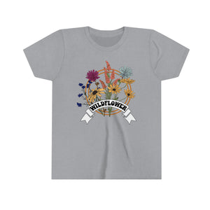 Wildflowers Girls Youth Retro T-shirt