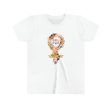 Load image into Gallery viewer, GRL PWR Floral Girls Retro T-shirt
