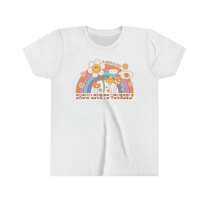 Show Love To Yourself Girls Youth Retro T-shirt