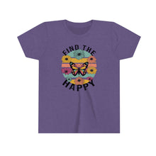 Load image into Gallery viewer, Find The Happy Youth Girls Retro T-shirt
