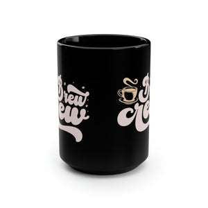 Brew Crew Black Mug, 15oz