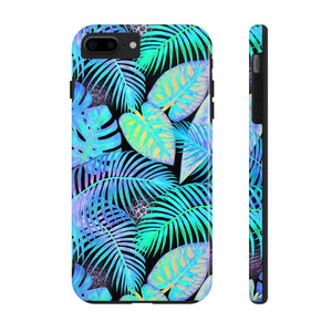 Neon Blue Jungle Tough Phone Case, Case-Mate