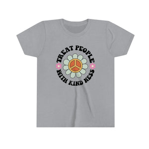 Treat People with Kindness Girls Youth Retro T-shirt