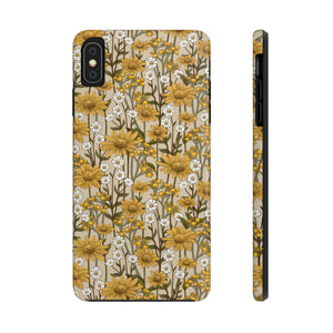 Vintage Wildflowers 70's Tough Phone Case, Case-Mate