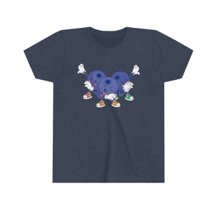 Dancing Blueberries Youth Boys T-shirt