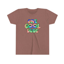 Load image into Gallery viewer, One Cool Dude Tie-Dye Youth Boys T-shirt
