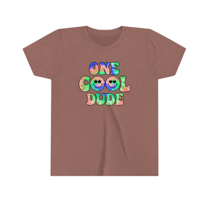 One Cool Dude Tie-Dye Youth Boys T-shirt