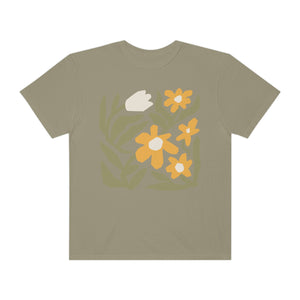 Utopian Flower Abstract Women’s Vintage T-shirt