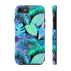 Neon Blue Jungle Tough Phone Case, Case-Mate