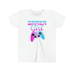 Gamer Girl Youth Girls Retro T-shirt